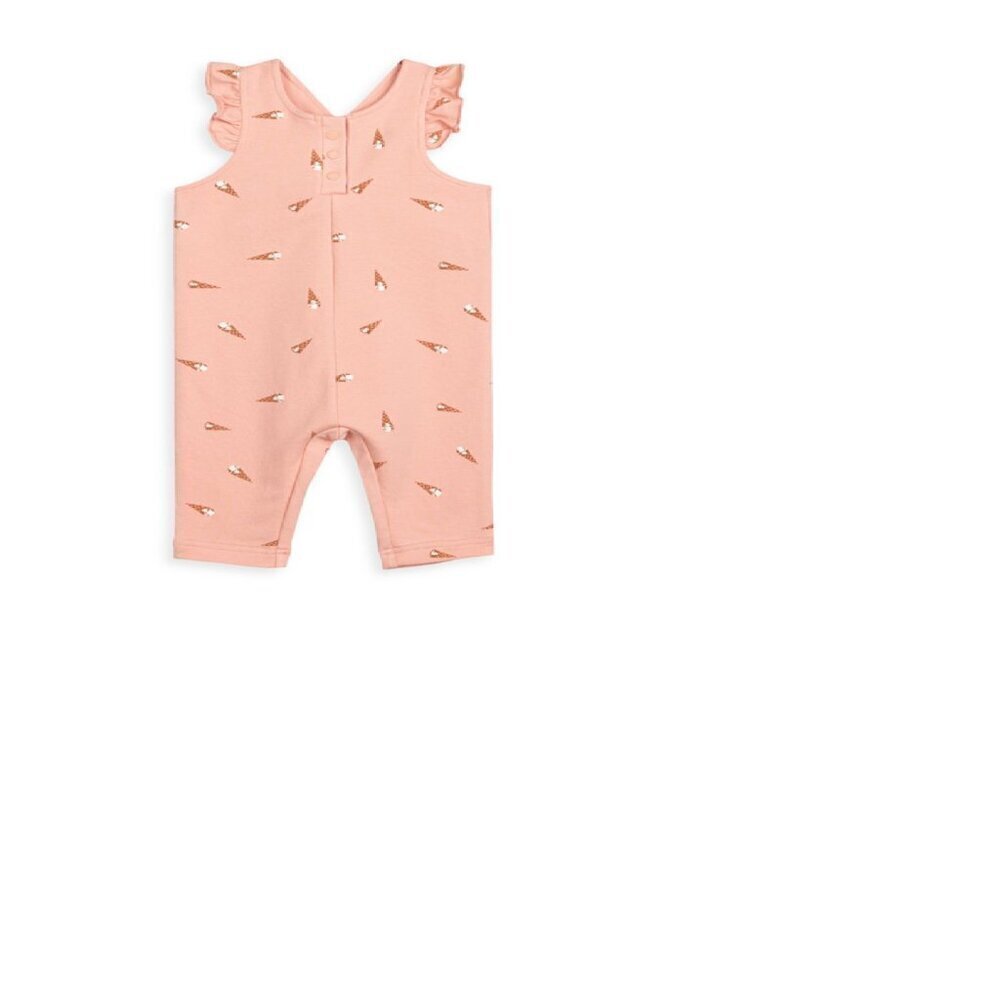 Miles The Label Baby Sleeveless Romper Playsuit Knit Coral 6M